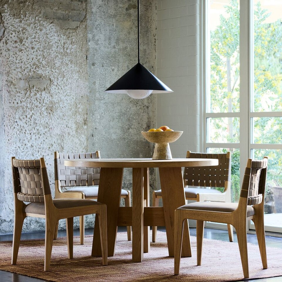 Putnam Round Dining Table (183 cm) - West Elm Australia